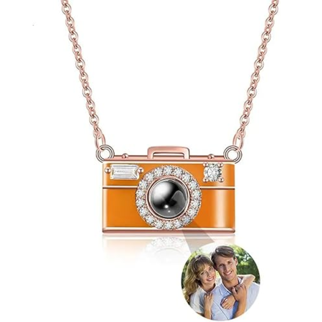 Custom Photo Projection Camera Necklace