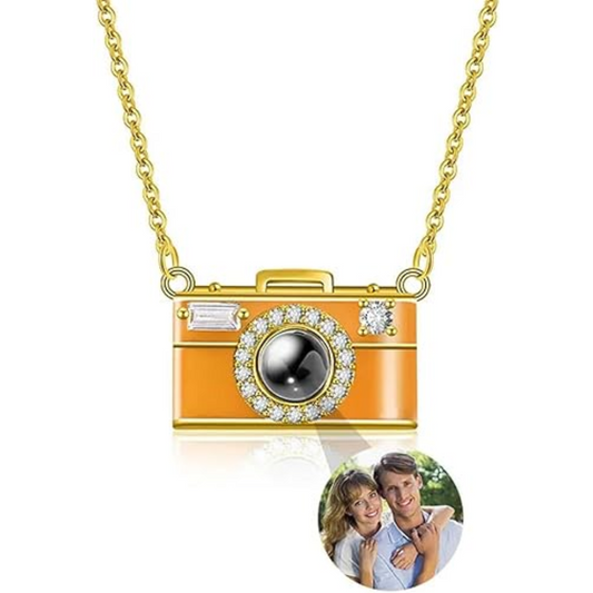Custom Photo Projection Camera Necklace