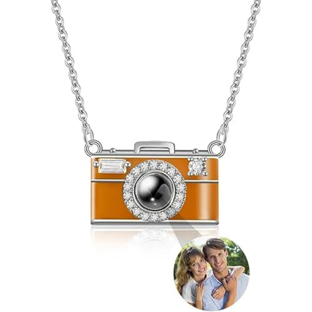 Custom Photo Projection Camera Necklace